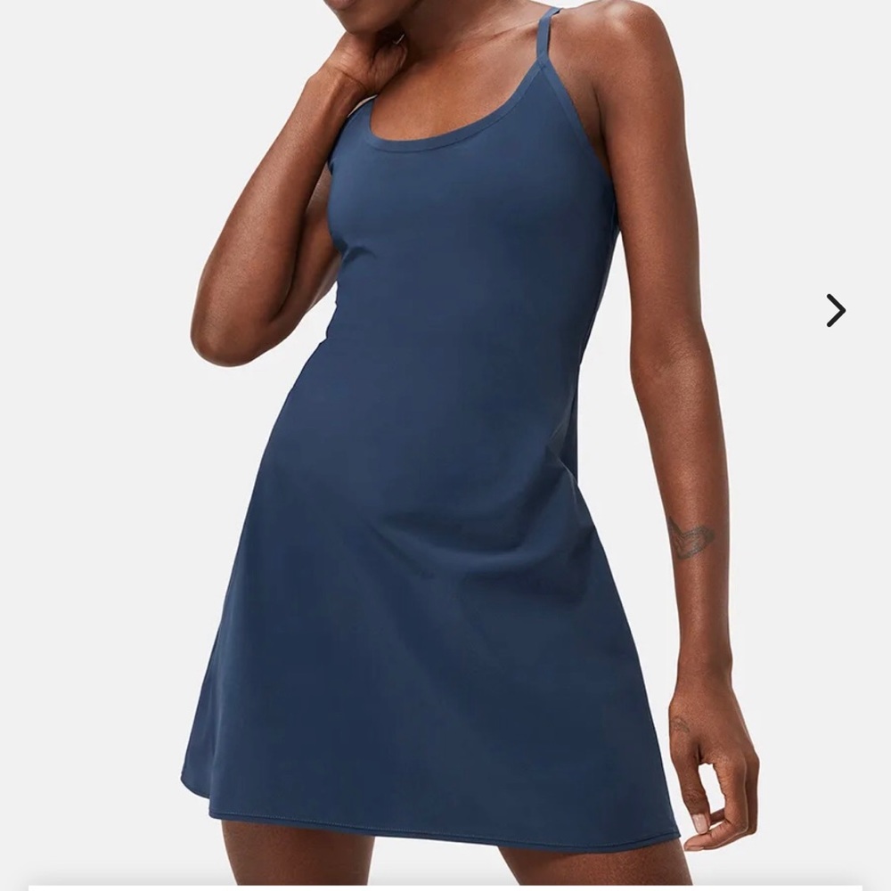 Green outdoor voices exercise dress